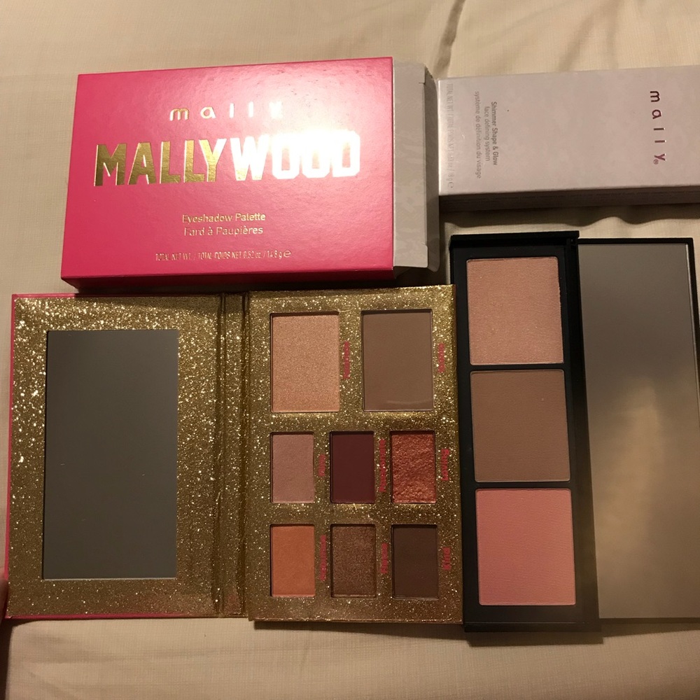 Mally Eyeshadow Palette and Shimmer Shape and Glow